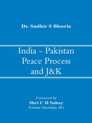 cover image of India--Pakistan Peace Process and J&K